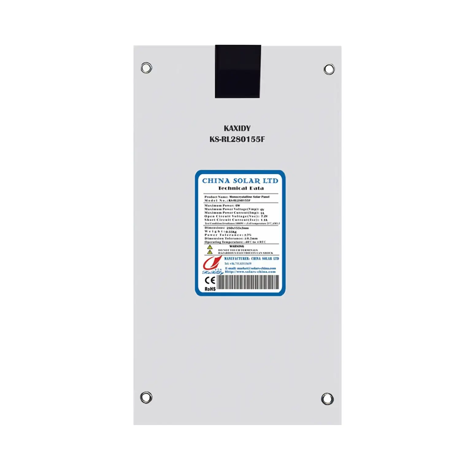 6V paneles solares flexibles