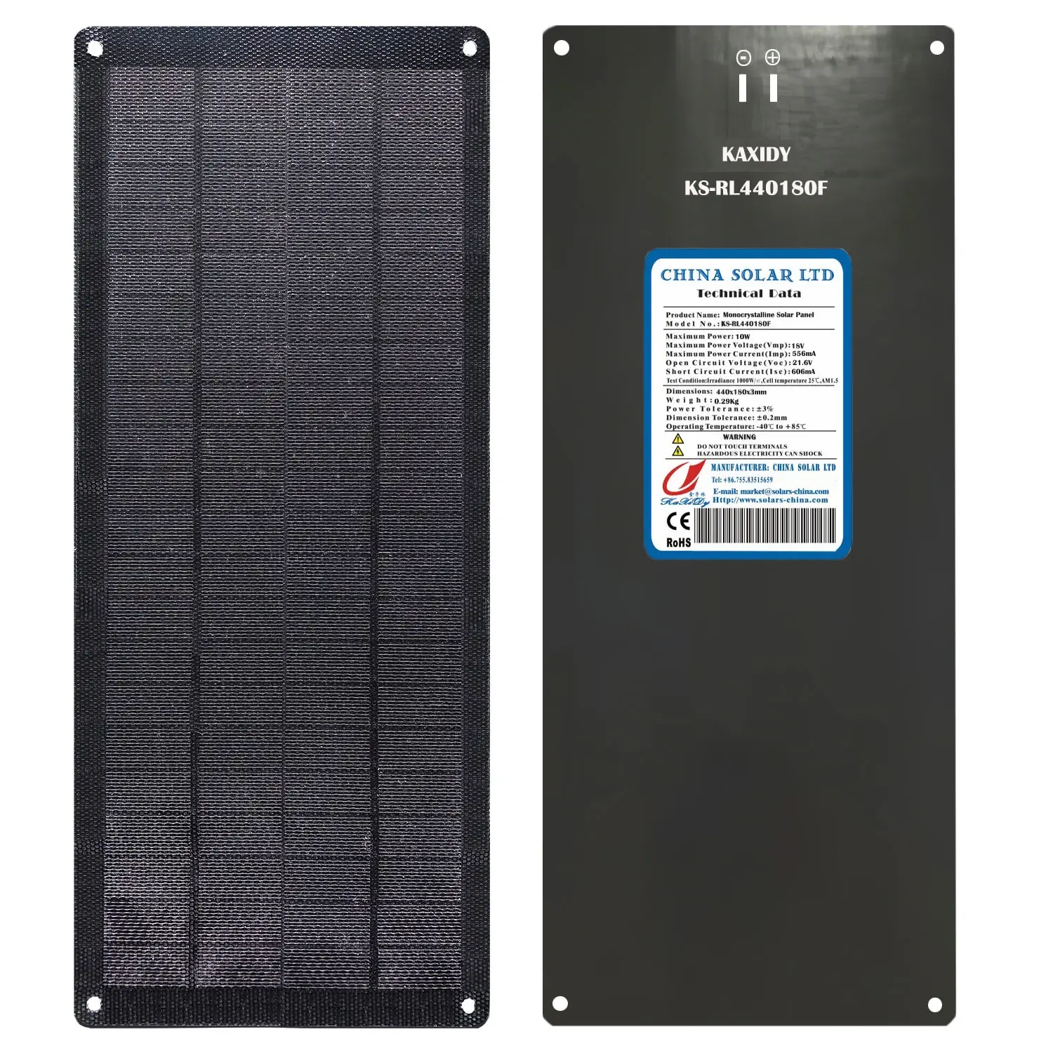 paneles solares flexibles 10W