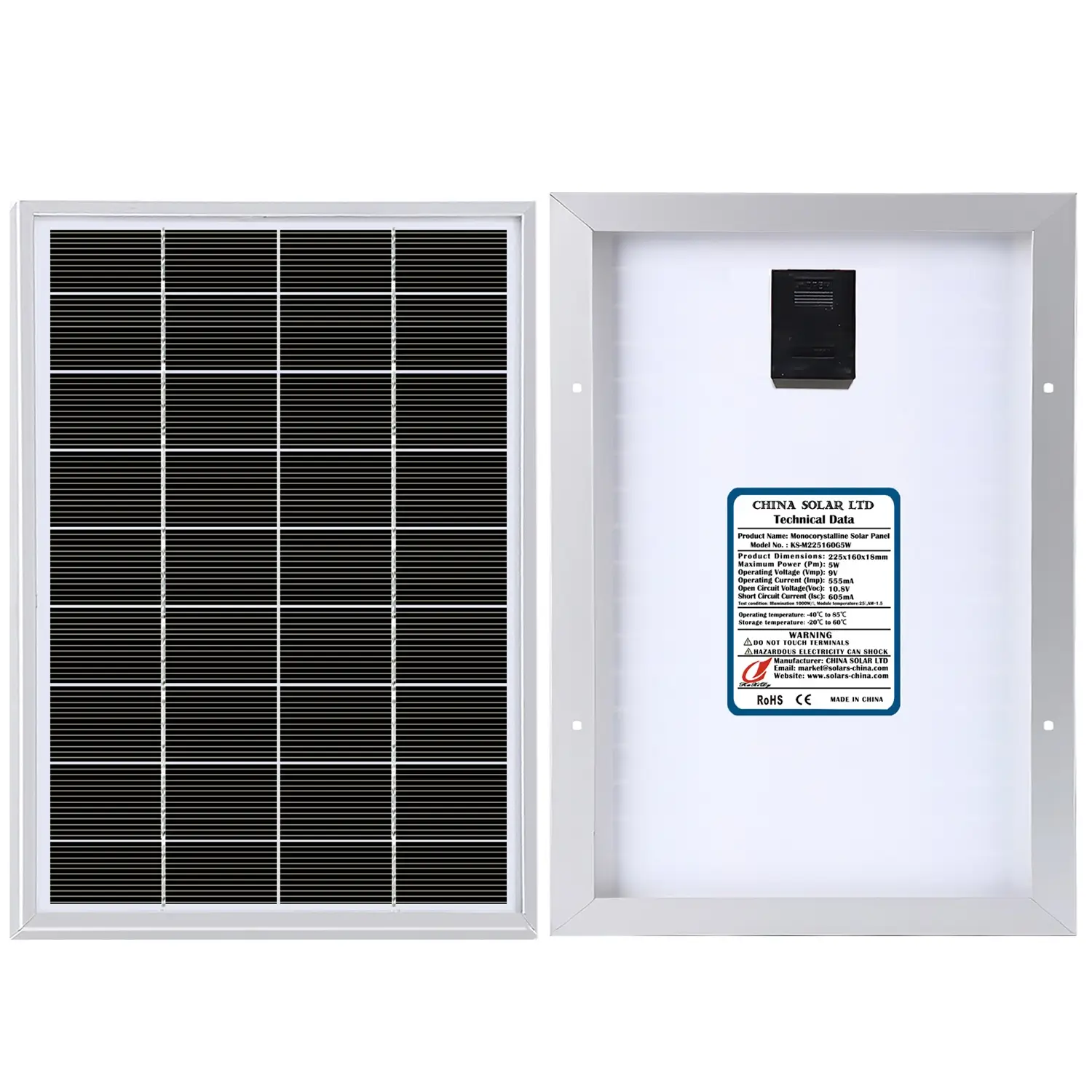 paneles solares 5W