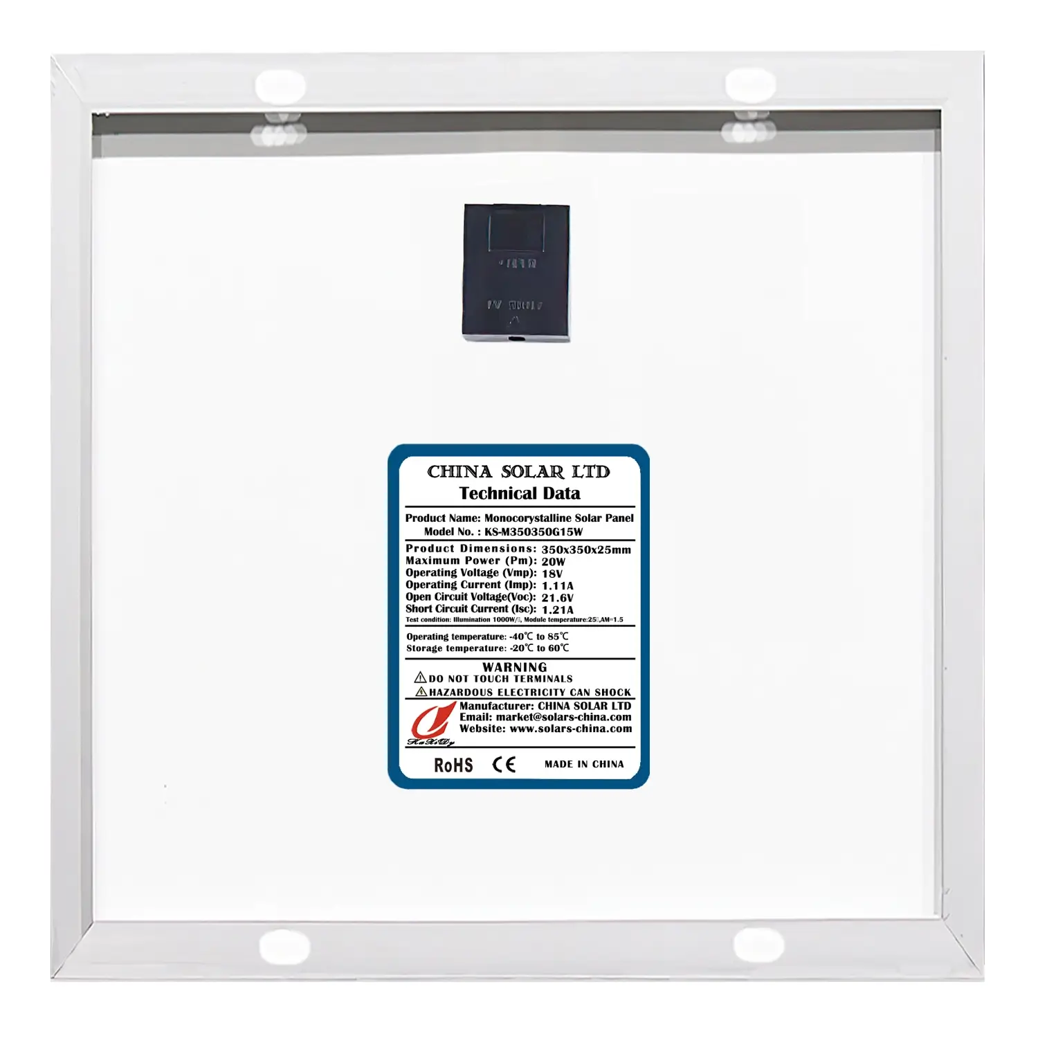 paneles solares 20W