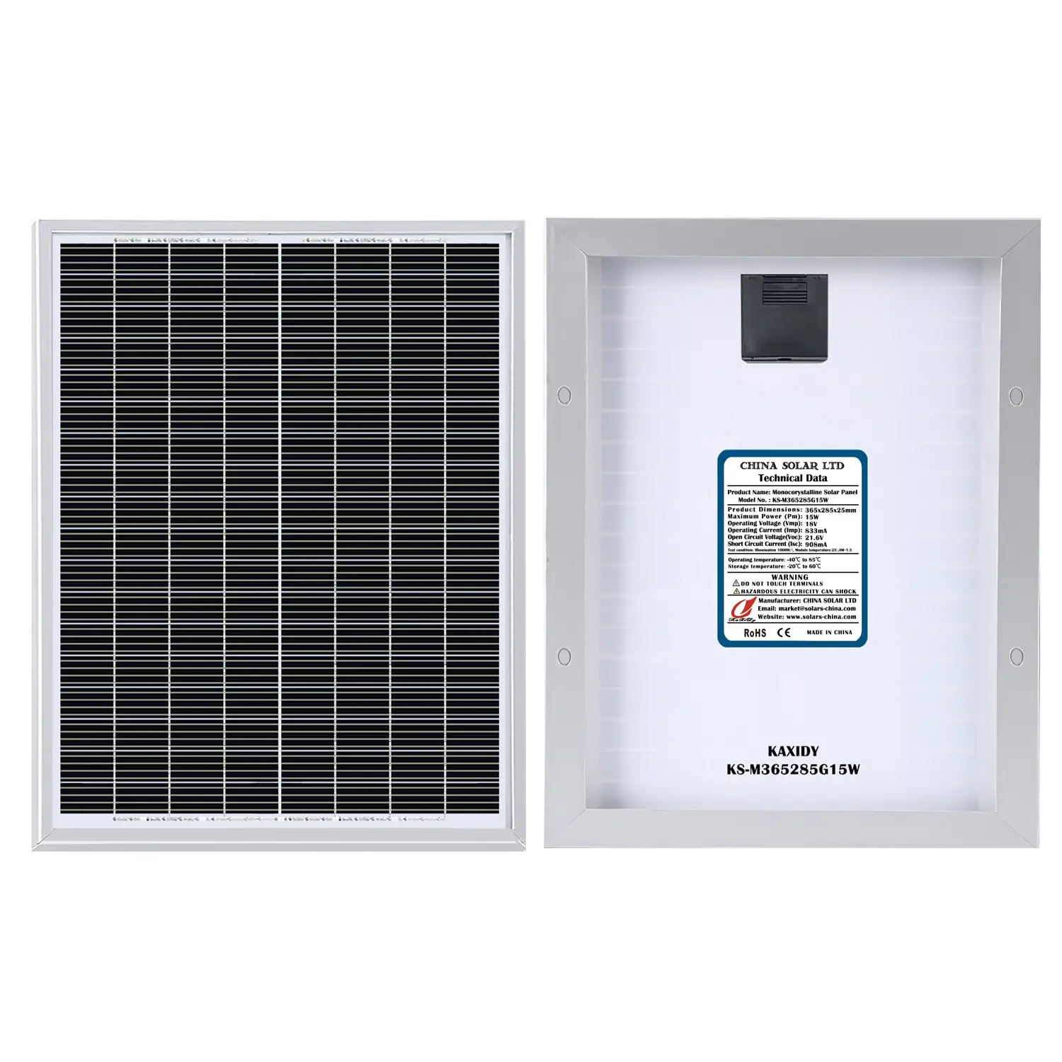 15W paneles solares