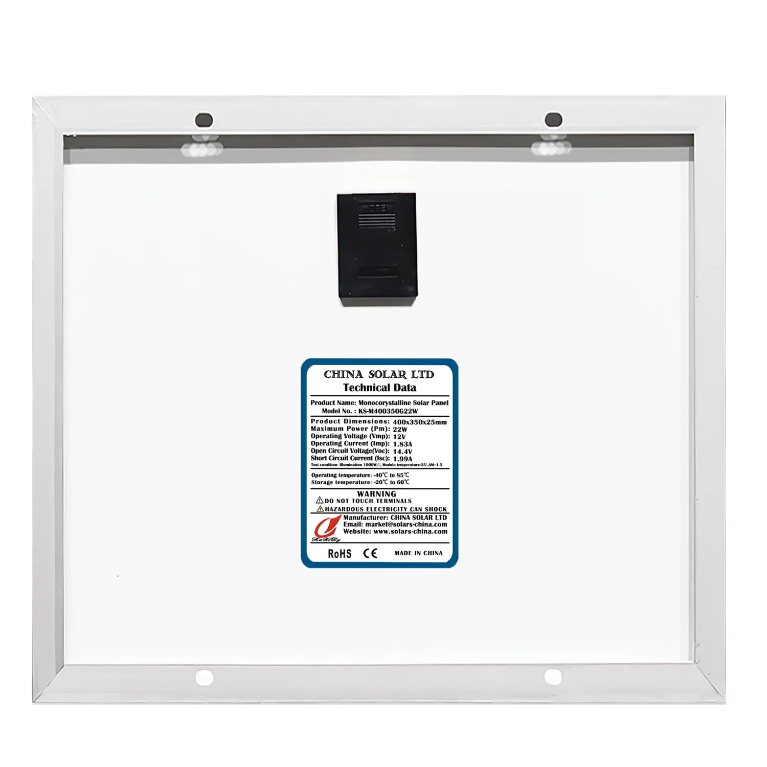 paneles solares 25W