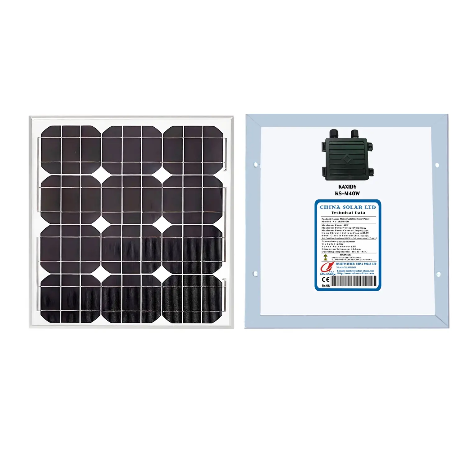 módulos solares 40W