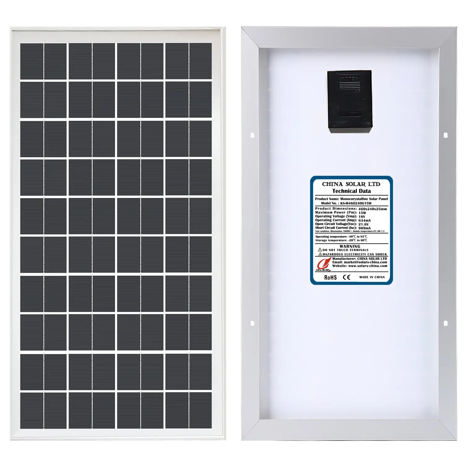 módulos solares 15W