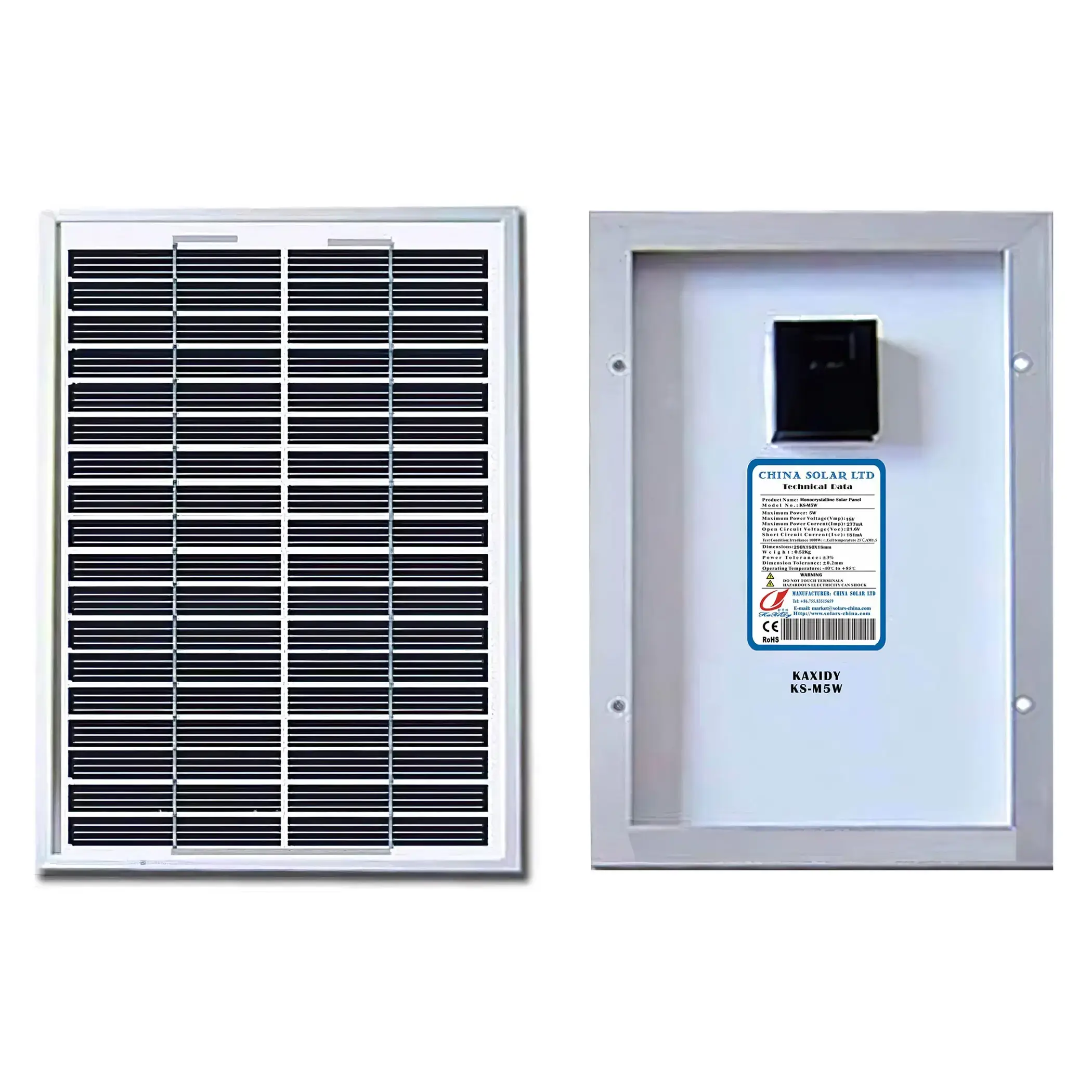 módulos solares 5W