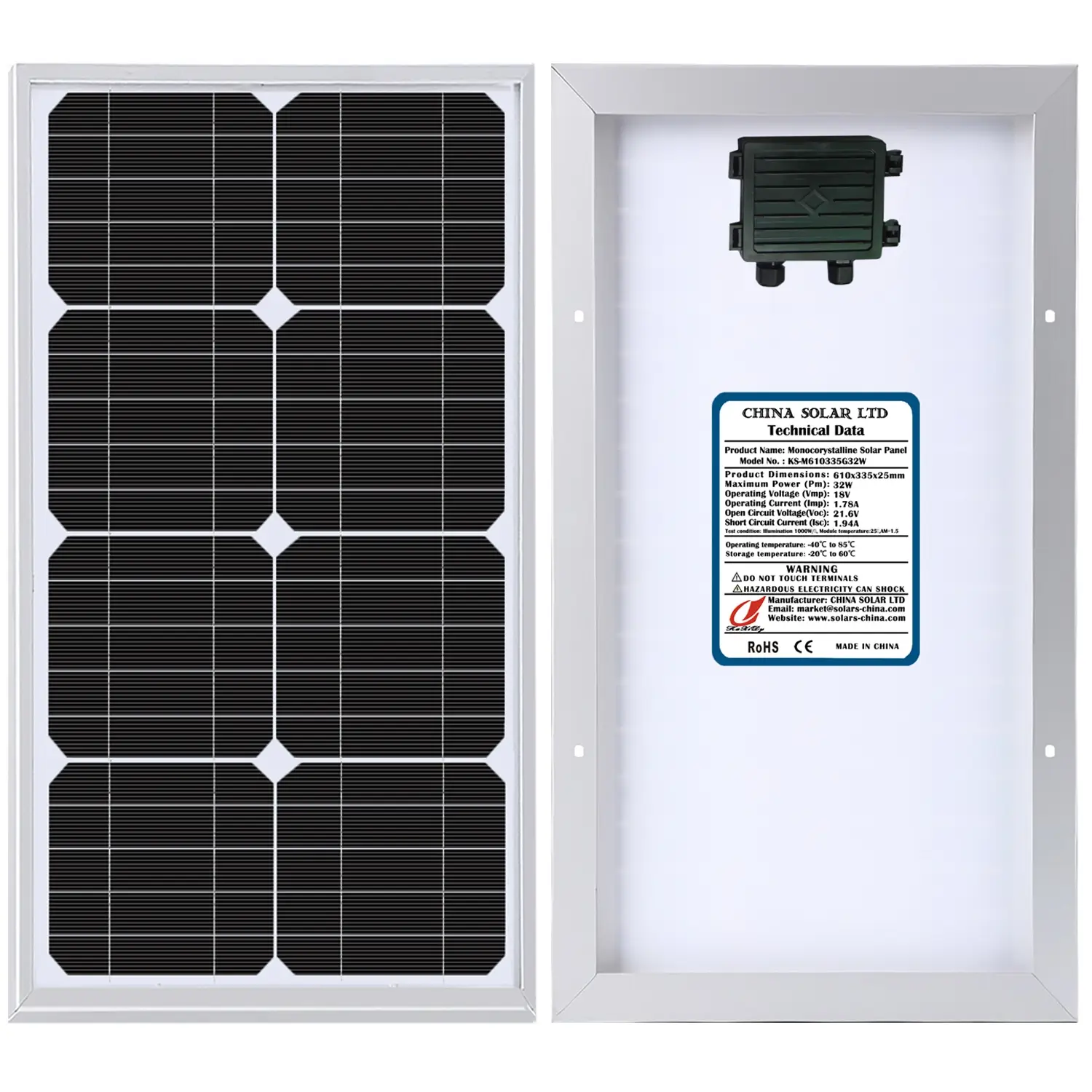 paneles solares 30W