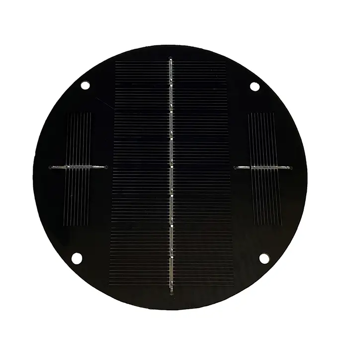 5,5V paneles solares circulare