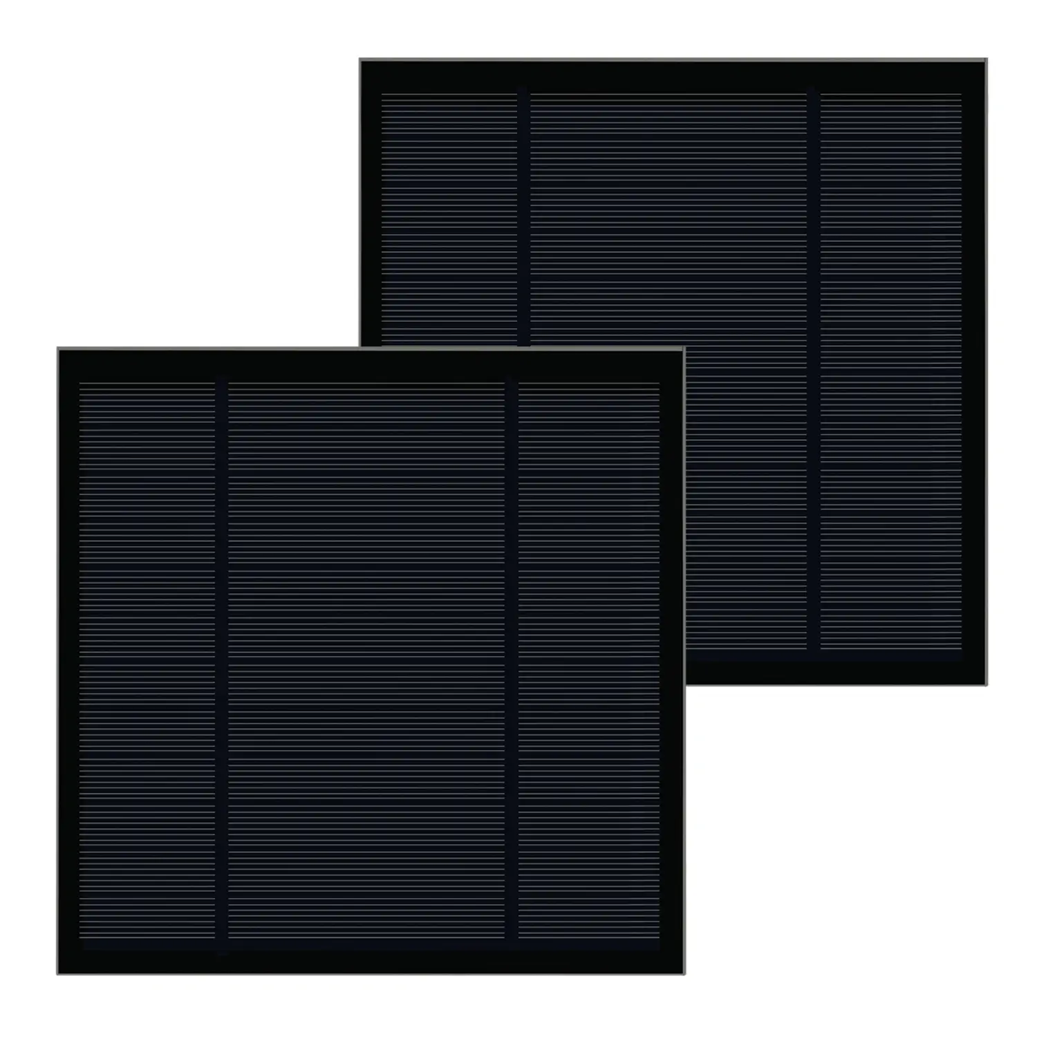 5W 6V paneles solares negro