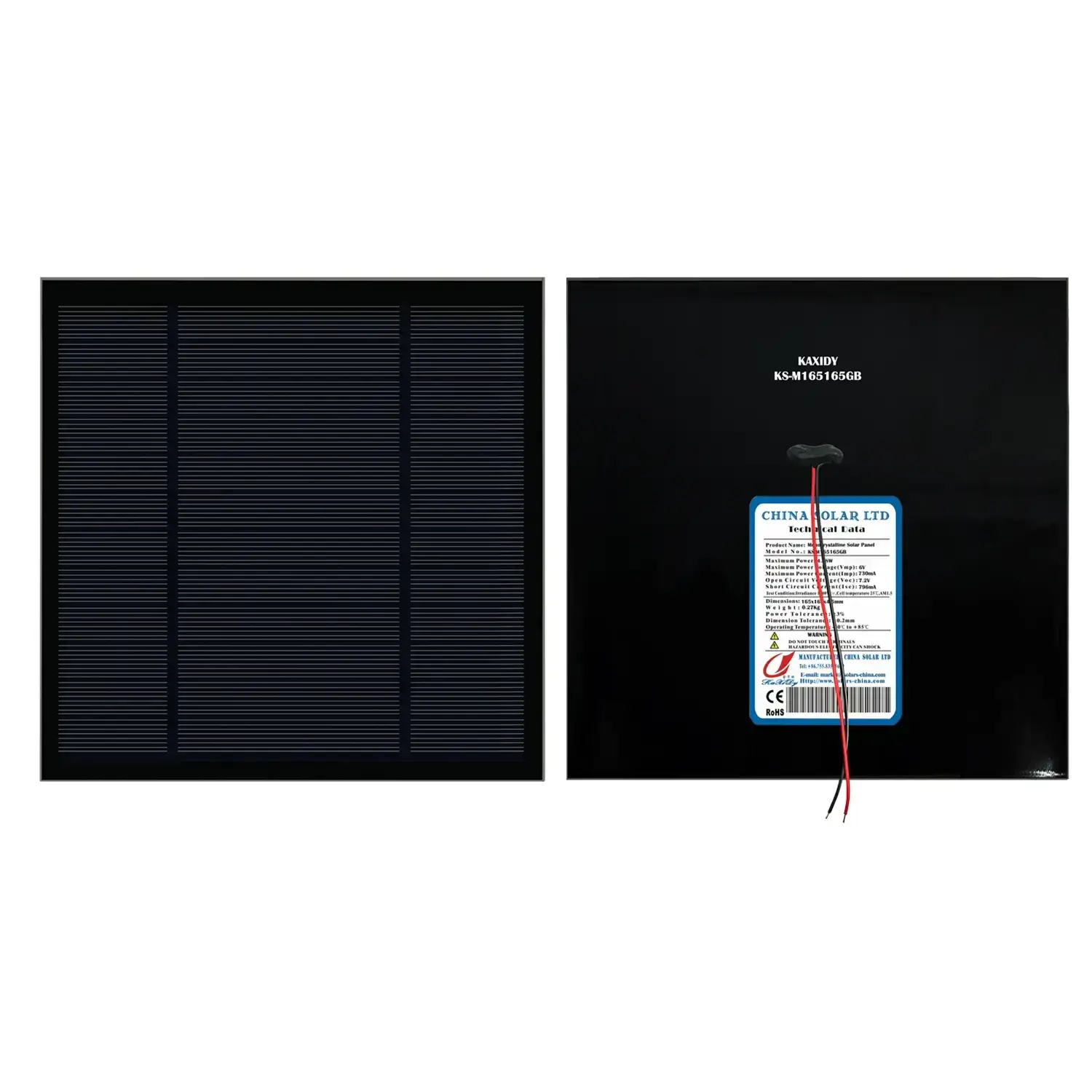 paneles solares 5W 6V