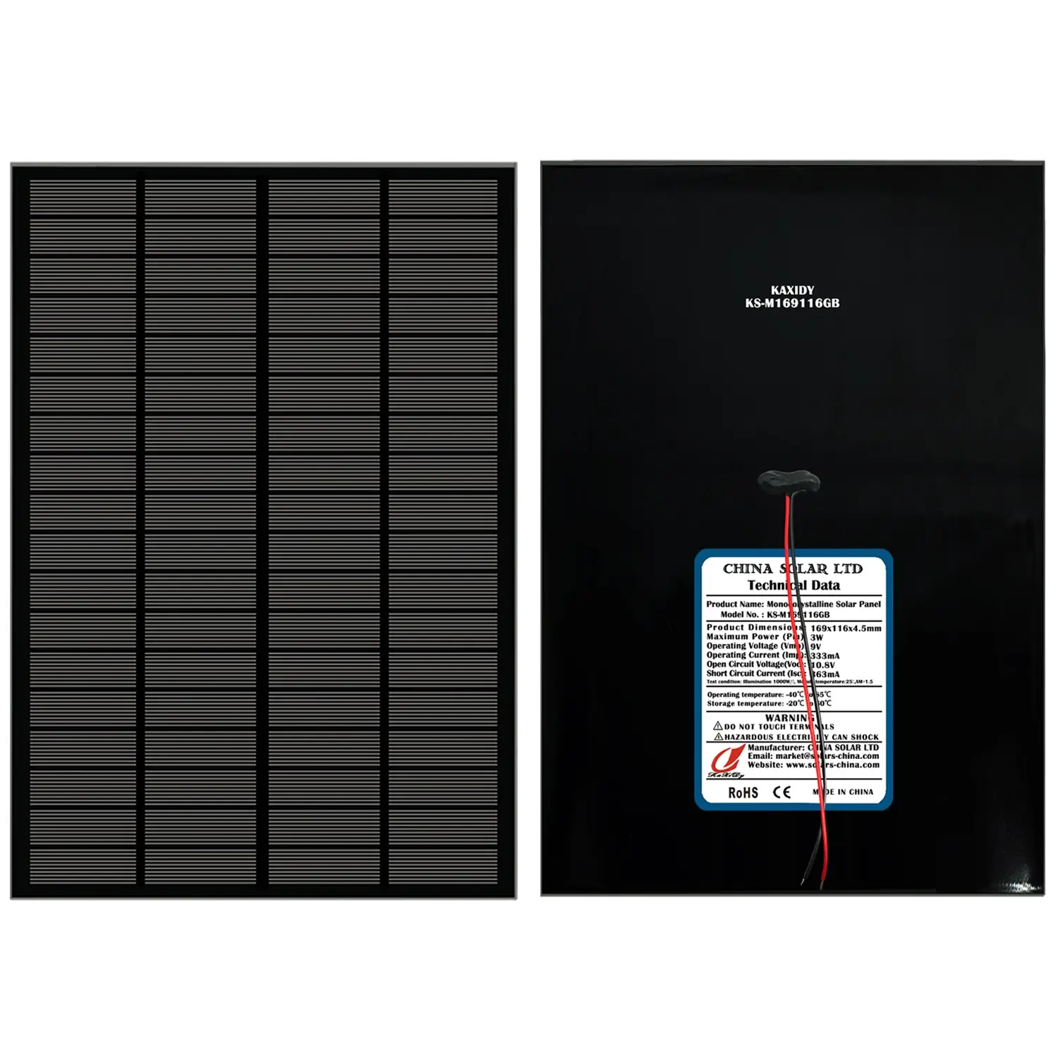 paneles solares 3W
