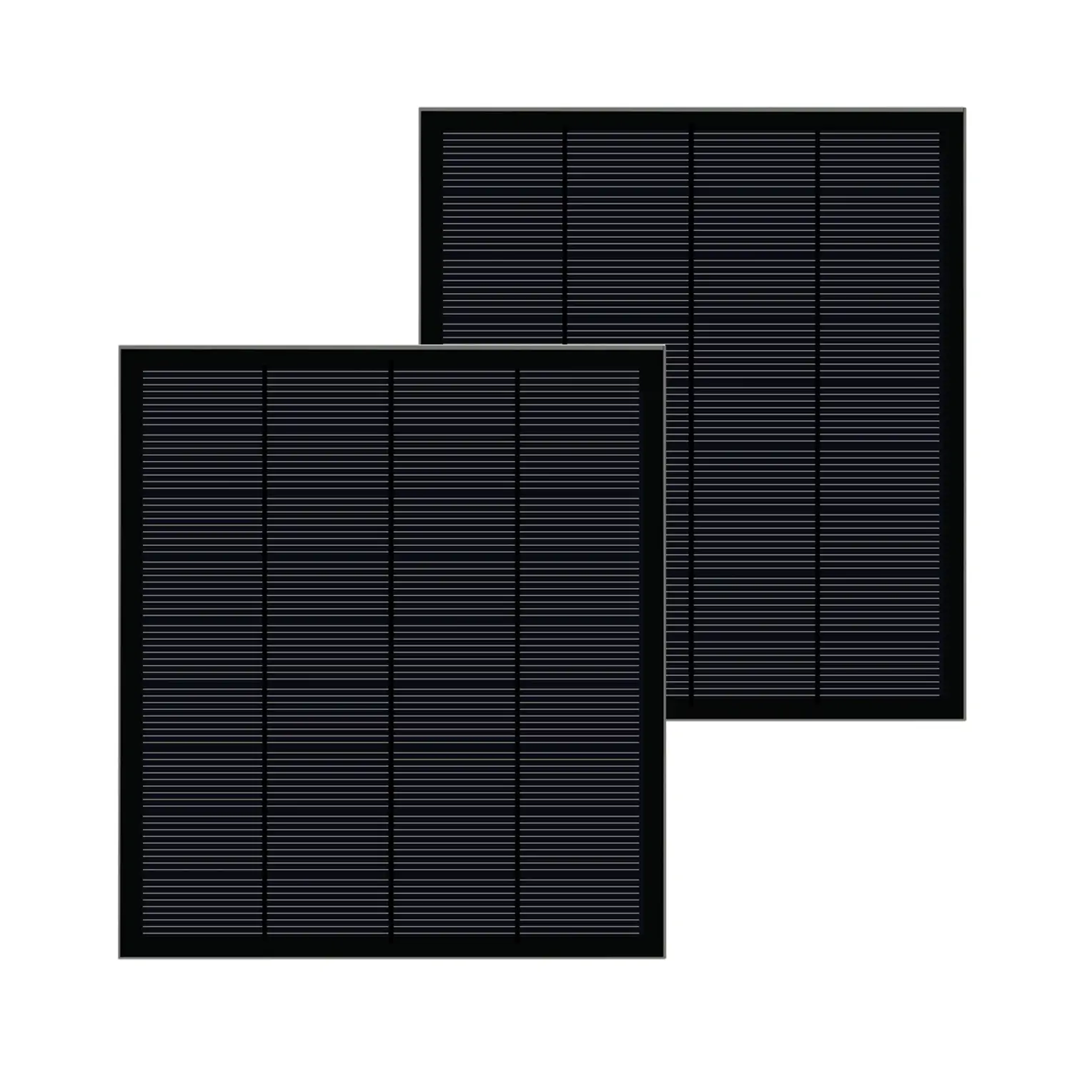 9V paneles solares negro