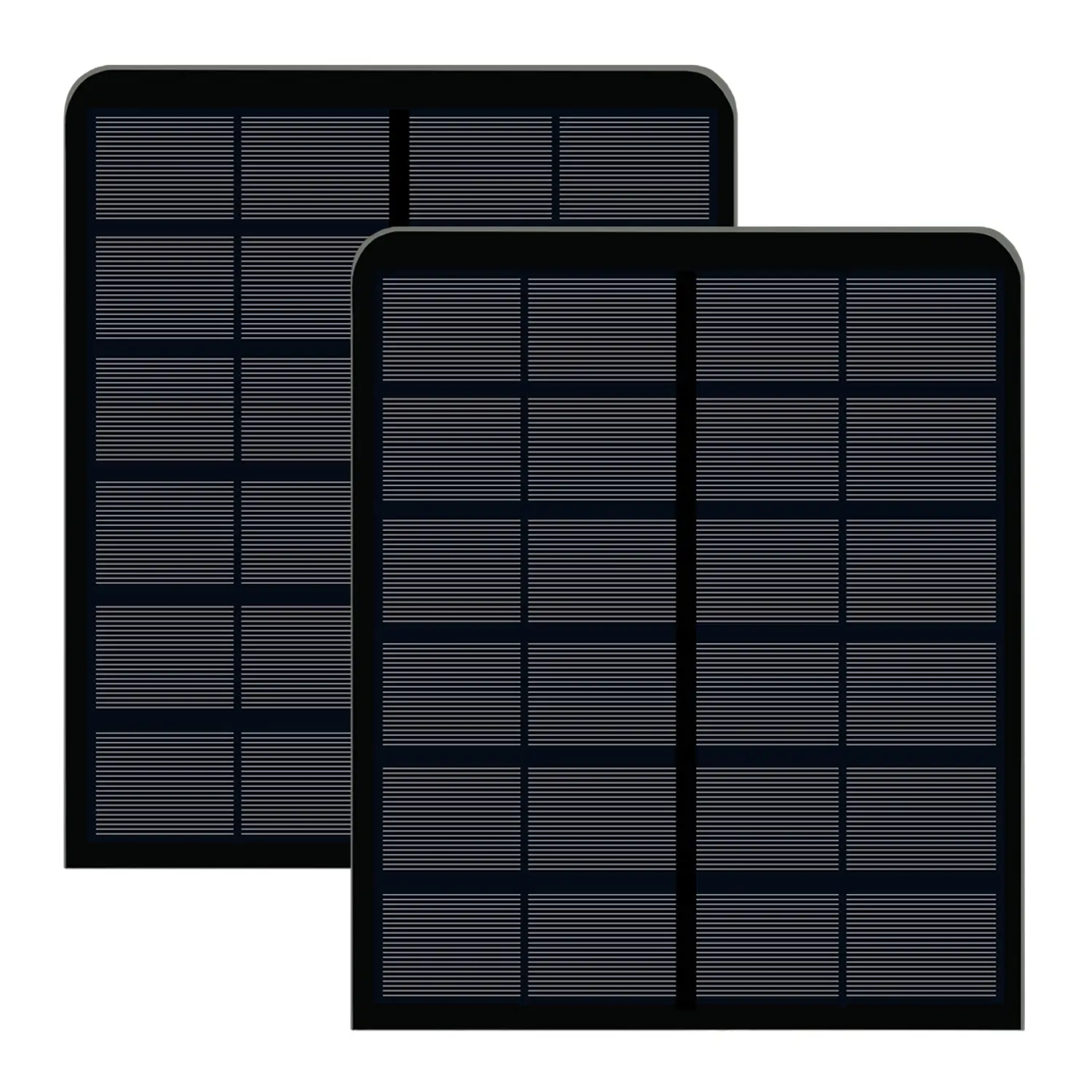 negro paneles solares 6V