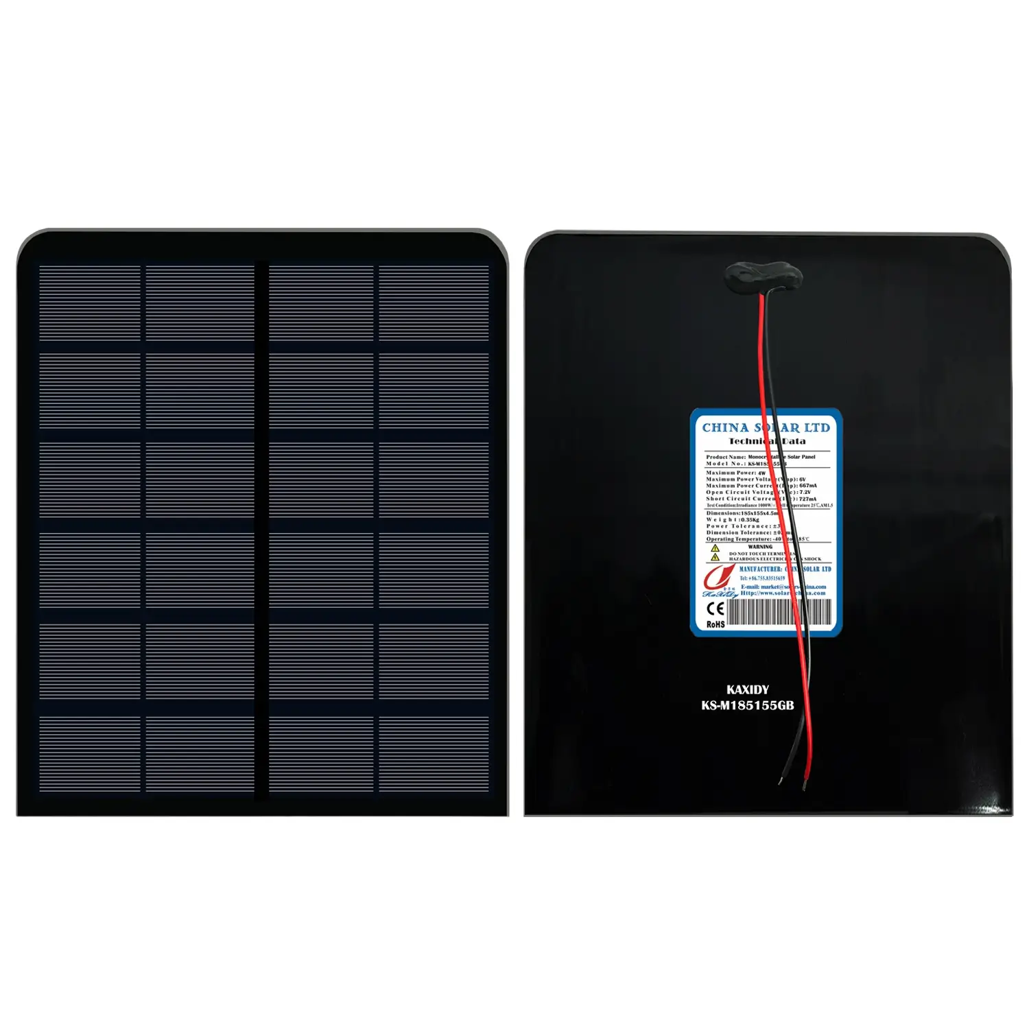 paneles solares 4W