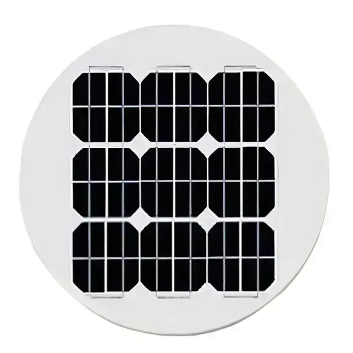 25W paneles solares circulare