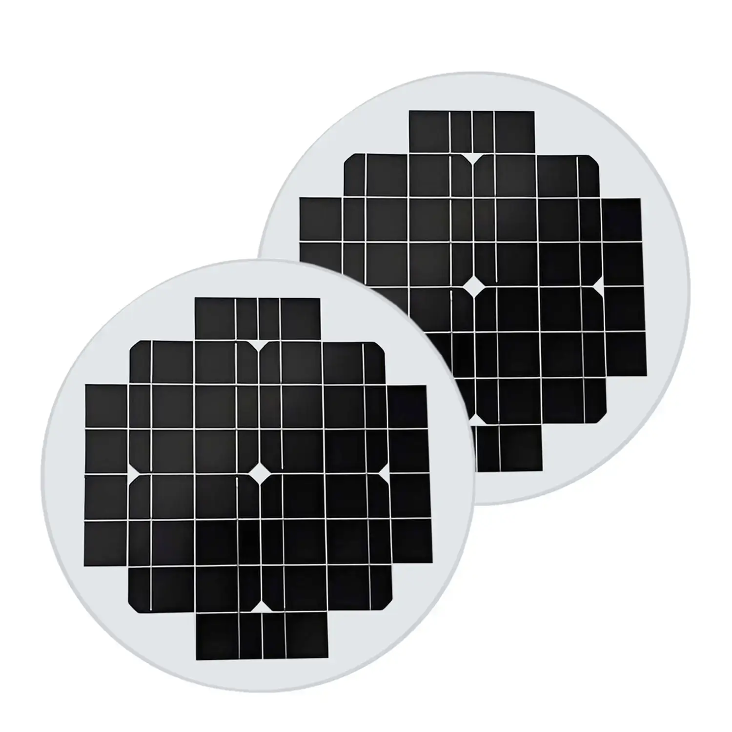 15W paneles solares circulare